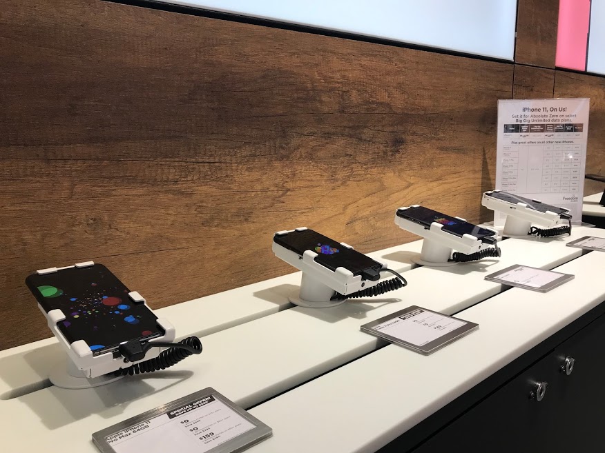 Smartphone high security clamps