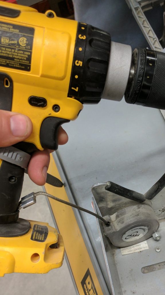 power tool display security