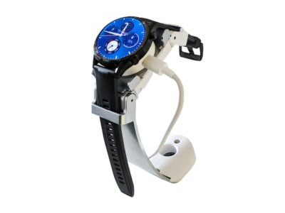 Watch display with a Vise W anti-theft security device from RTF Global