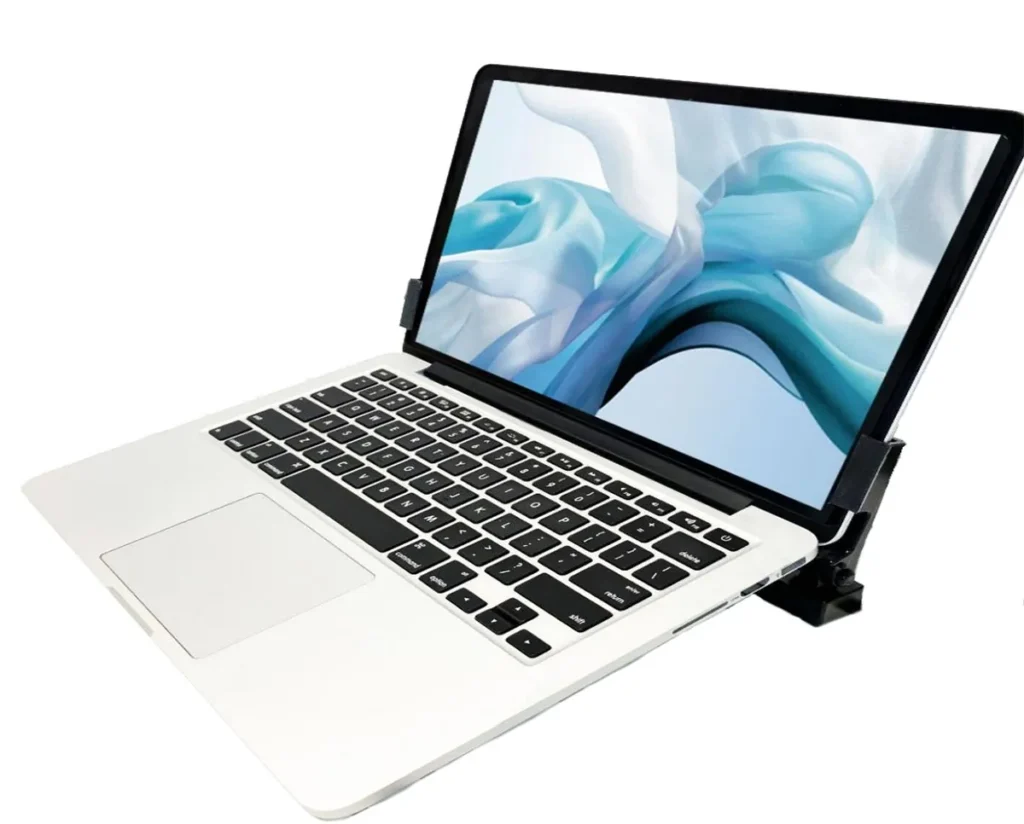 Vise HDL securing a laptop.